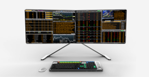 elegant new design for the Bloomberg terminal (used by 'ordinary' investors) from Colin P Kelly and team